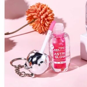 Romantic Beauty Astro Glow Shimmer Lip Oil in Pink Nova New